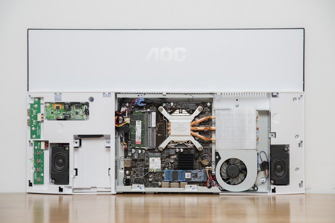 aoc美人鱼838电脑一体机评测开袋即食的高配一体机