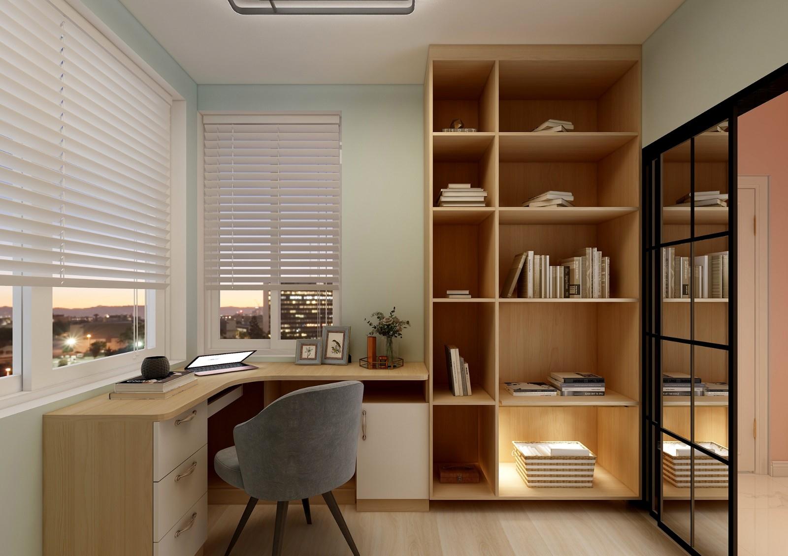 独特创意的小书房设计,5种不同风格案例,看一眼就想拥有!