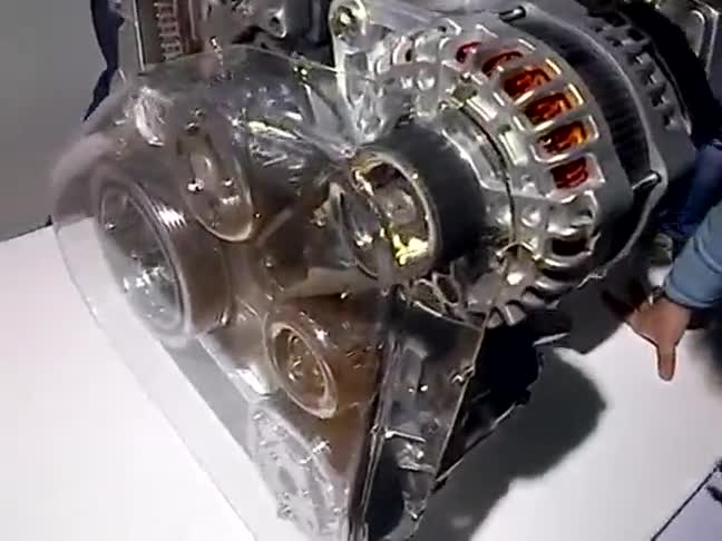 日产发动机,透明引擎告诉你它是如何工作的
