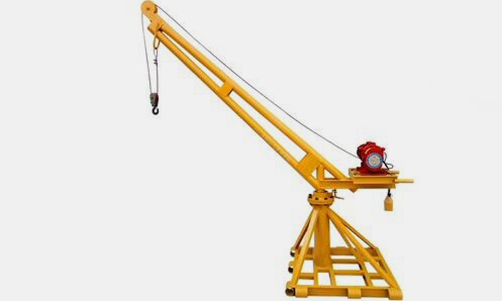 吊机是起重机的通俗称呼,主要由动力装置和支架两部