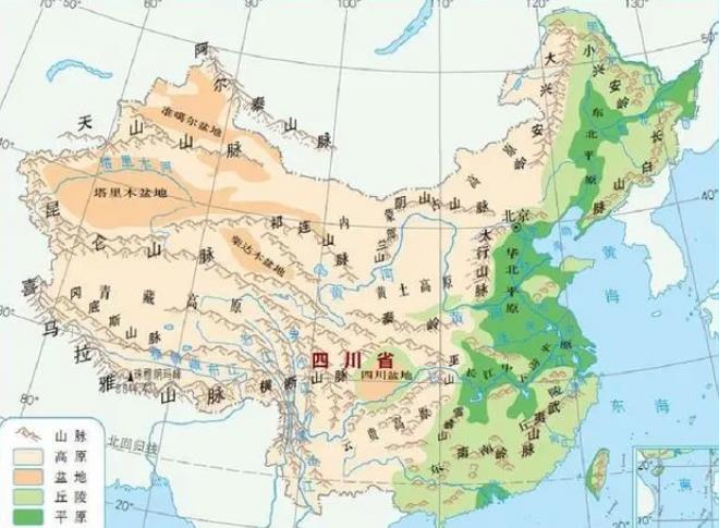 四川省是我国地形最为复杂的省份从川西到川东落差近七千米