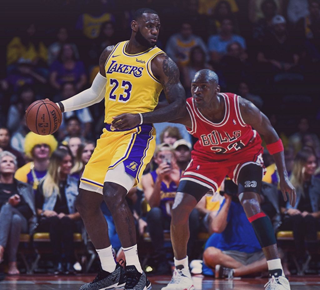 一队全是乔丹一队全是詹姆斯哪支球队赢面更大