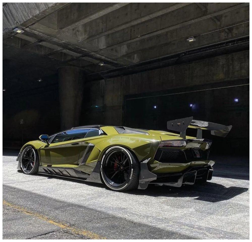 土豪花费200万给兰博基尼超跑改装宽体,改完以后颜值没谁了!