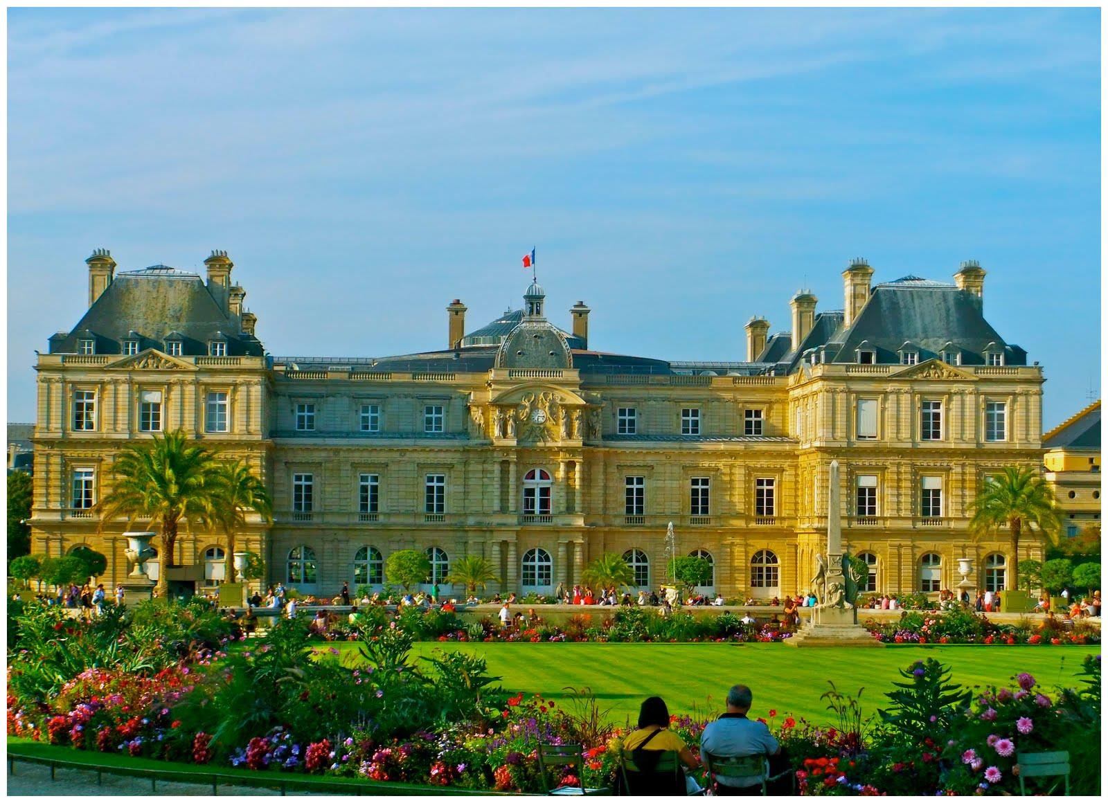 卢森堡公园浪漫慵懒的公园人文气息满满