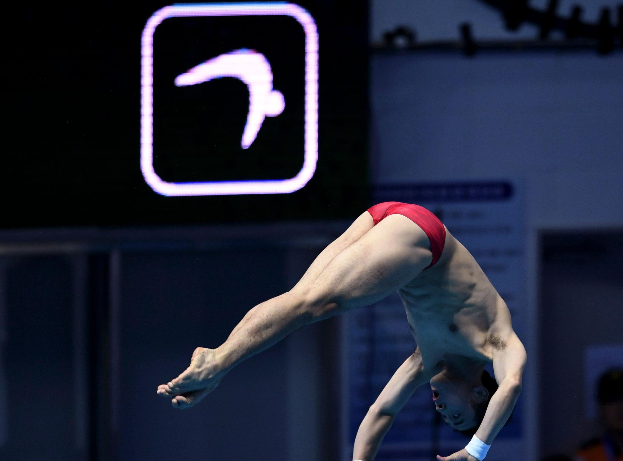 跳水——男子3米板决赛:谢思埸,曹缘夺得冠亚军(2)