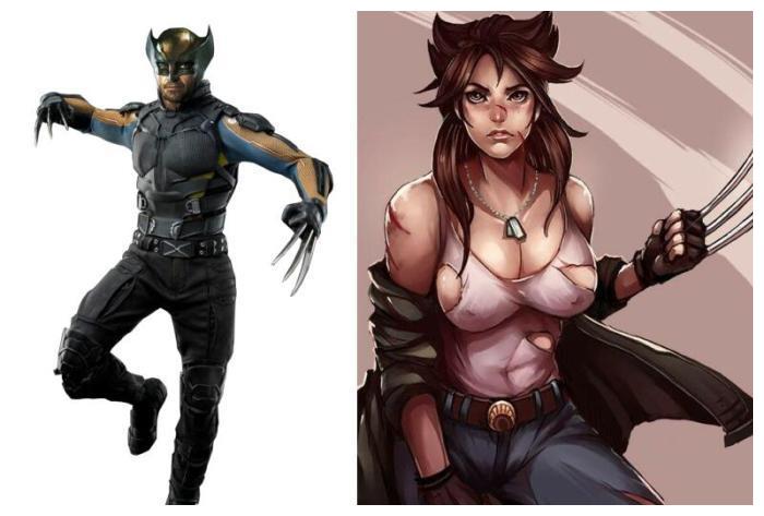 超级英雄"女化":钢铁侠变化超惊艳,你看女冬兵颜值多逆天!