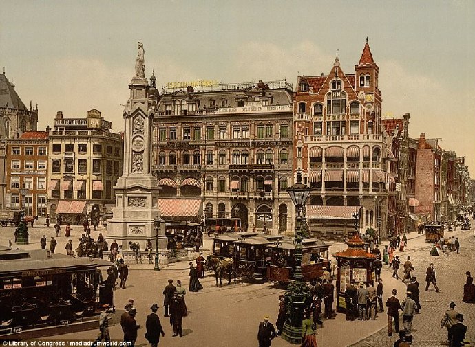 十九世纪荷兰老照片,曾是世界上最强大的海上霸主