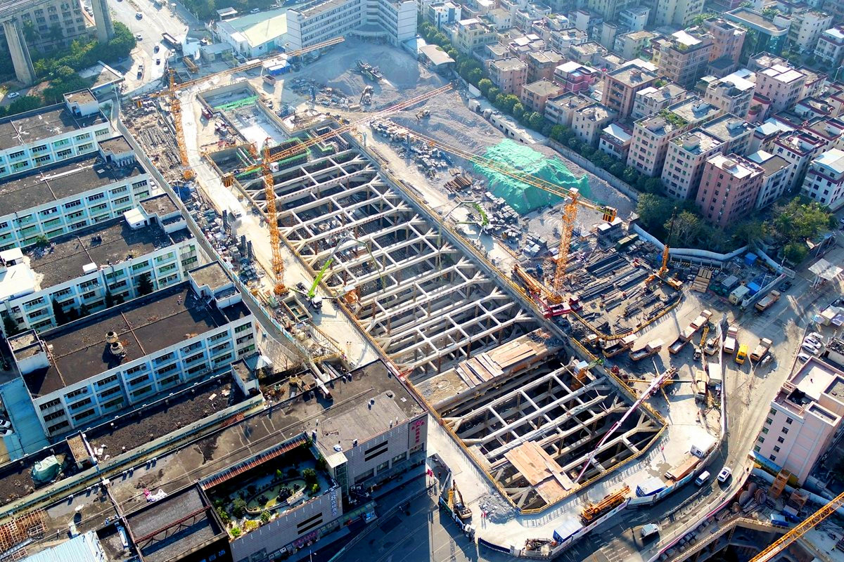 全面进入主体施工|深圳地铁|施工|车站_新浪新闻