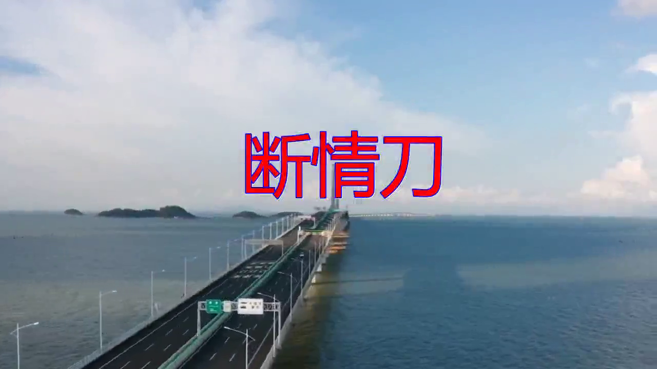 分享张雷的经典歌曲《断情刀》,歌声宛如天籁!太美了