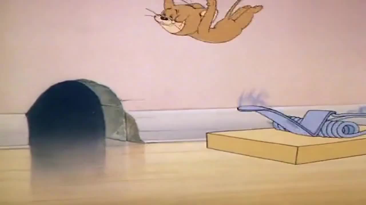 猫和老鼠这老鼠夹跟汤姆有仇吧杰瑞怎么弄都没反应汤姆遭殃