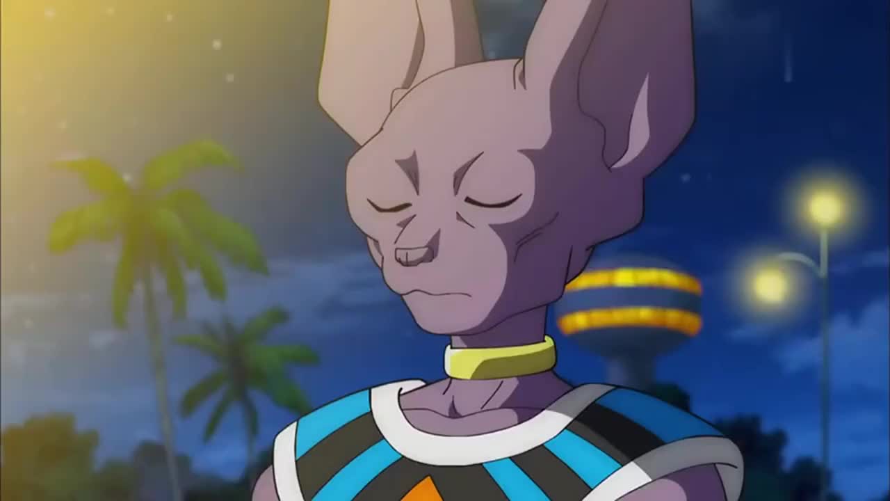 龙珠比鲁斯听到黑悟空把所有的神都灭了表面很平静心里很气愤