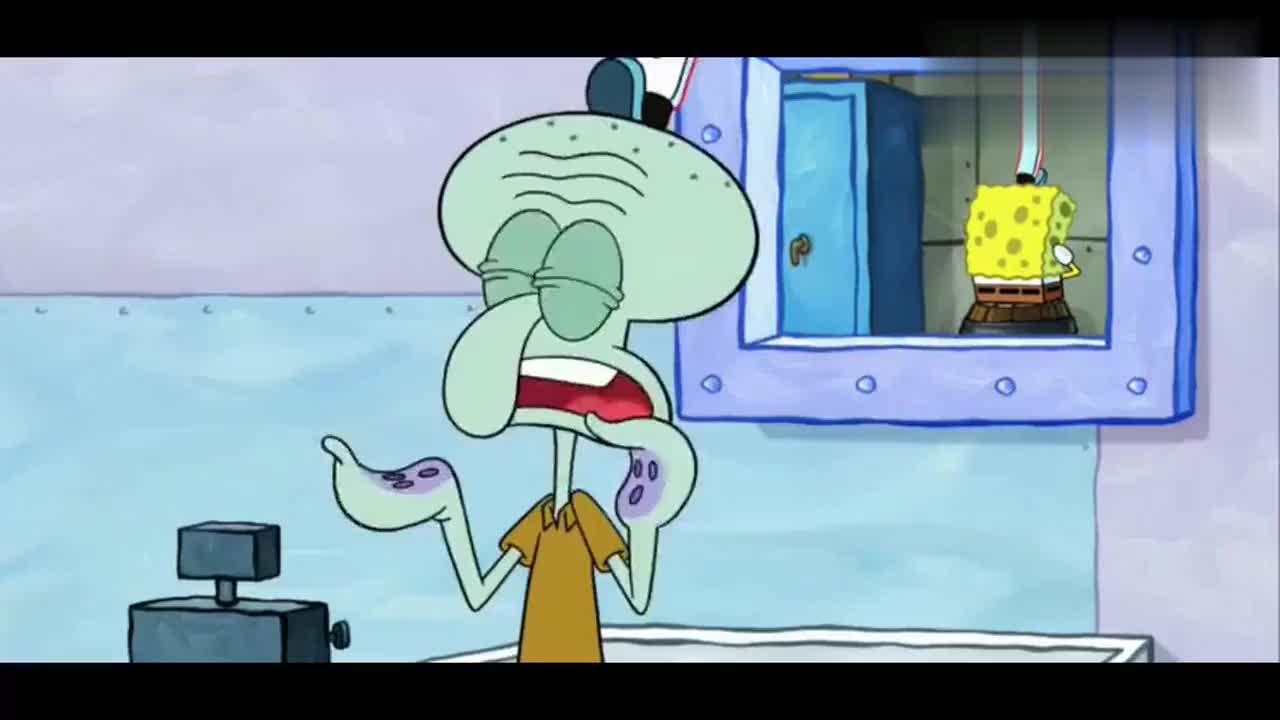 章鱼哥已经深深的伤害了海绵宝宝,还偷看了他的秘密