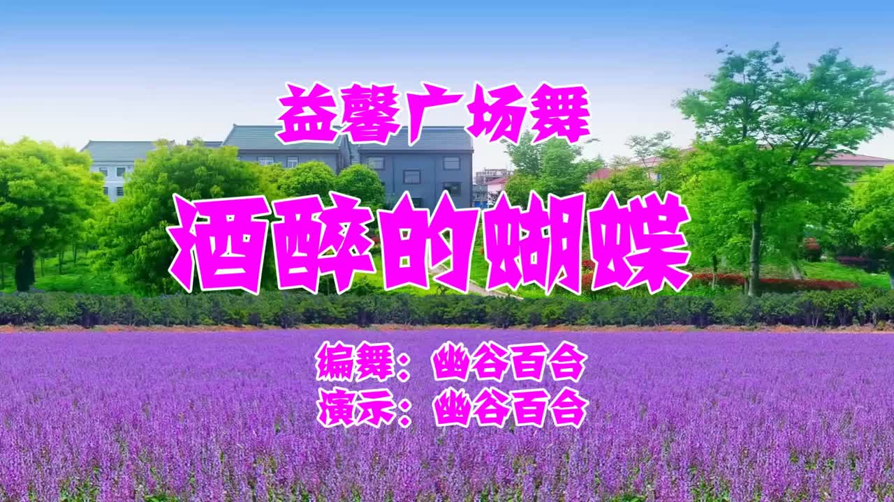 广场舞酒醉的蝴蝶动感32步健身舞节奏轻快好看又好学