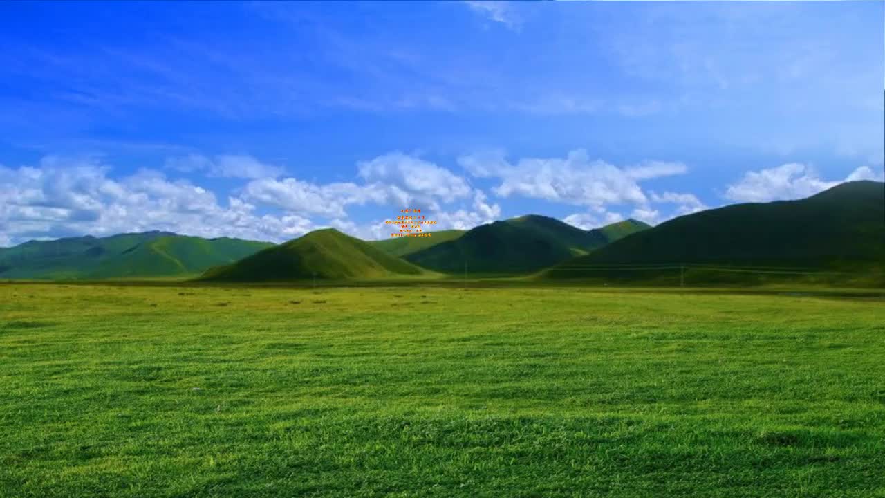 广场舞绿色草原背景图图片