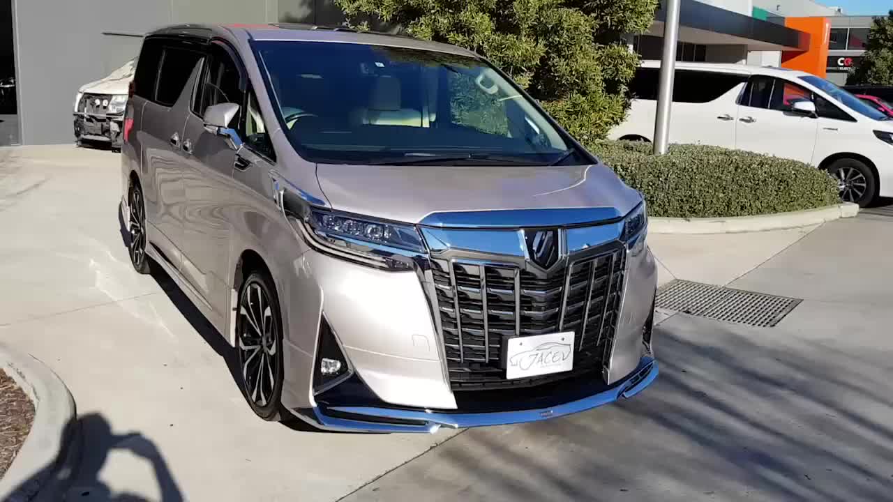 高清实拍2021款丰田埃尔法颜值真不赖按下钥匙才知道有多霸气