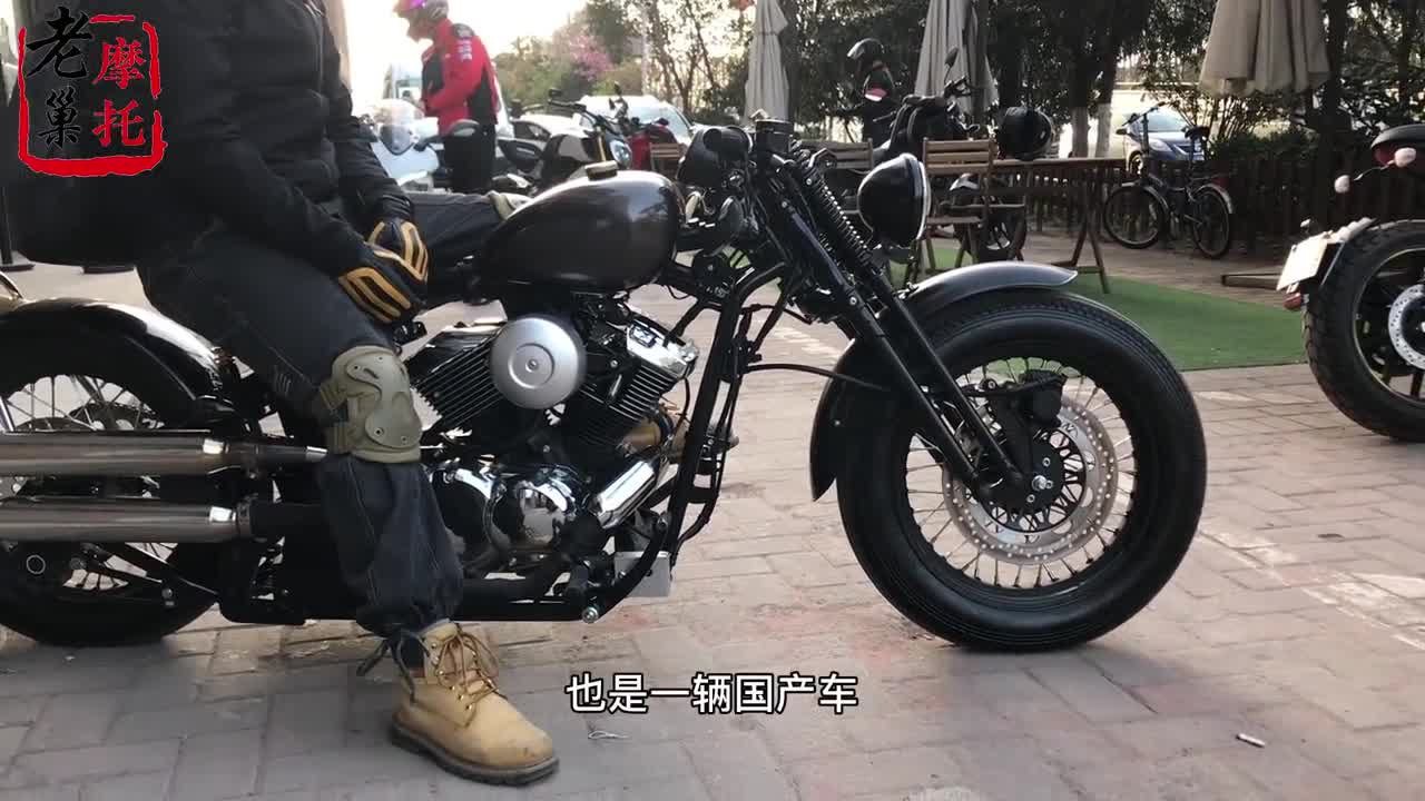 柴特博格v250巡航太子摩托车油箱6升多看见加油站进就完事了