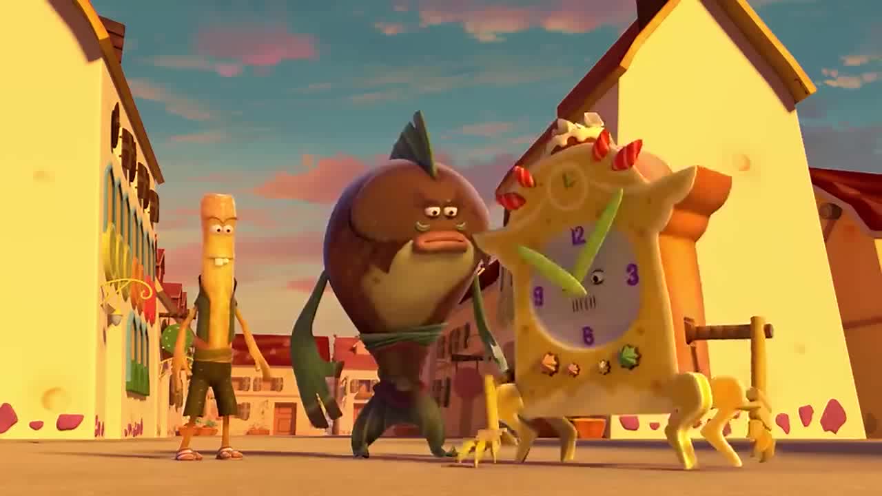 美食大冒险万金和偏口真是笨蛋轻易就上了坏人的当