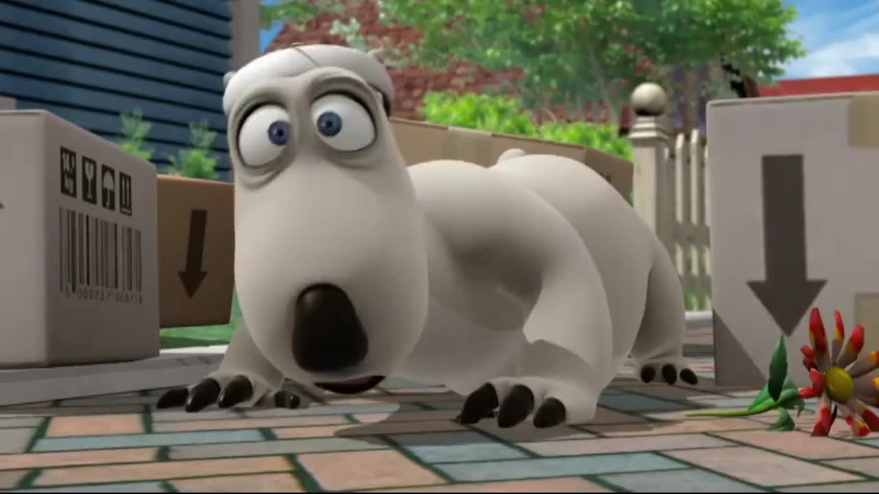 倒霉熊倒霉熊干啥事坏啥事大声歌唱发泄情绪被蜥蜴打断