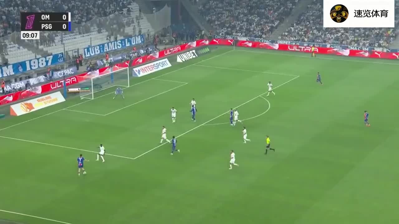 三连胜！巴黎2-1送马赛五连败 费兰马尔基尼奥斯建功登贝莱失空门
