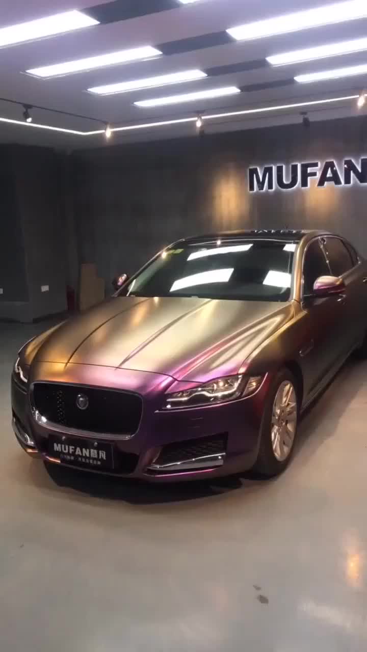 捷豹改色之后很潮