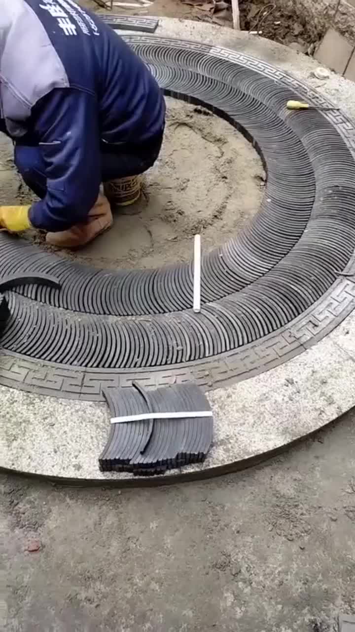 立瓦条铺地贴墙,美观又大方,就是成本高了太多