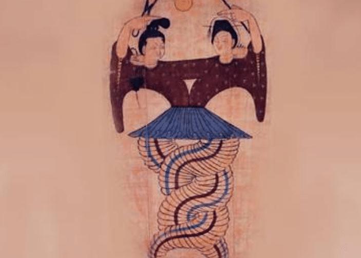 中国古代伏羲女娲交尾图和其他古文明传说极为相似是巧合吗