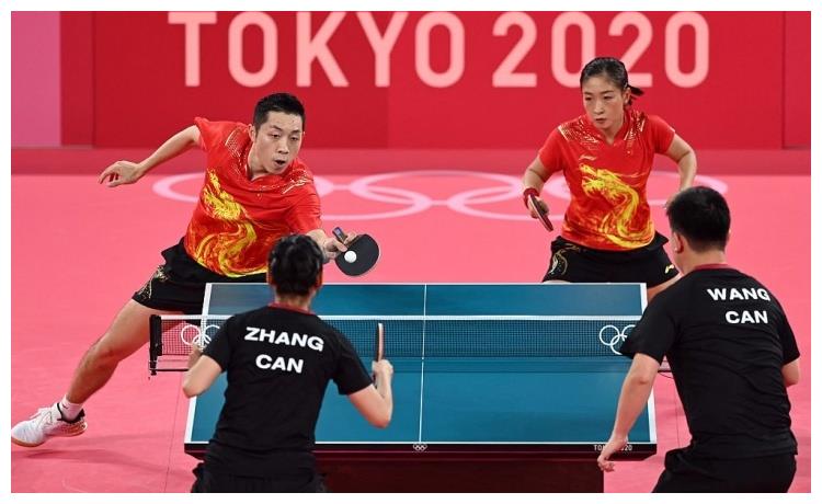 乒乓球混双 许昕/刘诗雯4-1淘汰对手晋级八强|刘诗雯|许昕|乒乓球_新