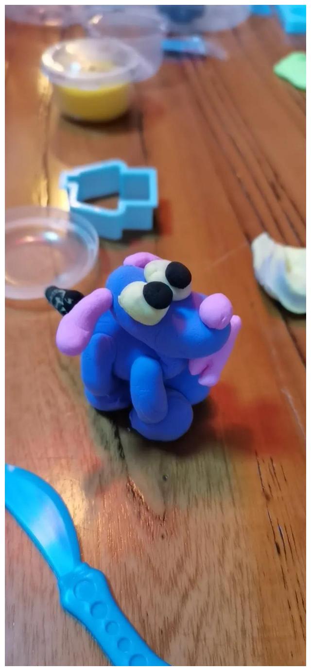 跟孩子做的粘土作品 新浪新闻