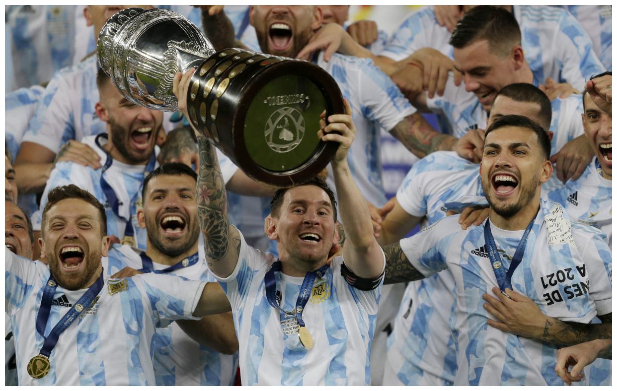 梅西率领阿根廷夺美洲杯冠军