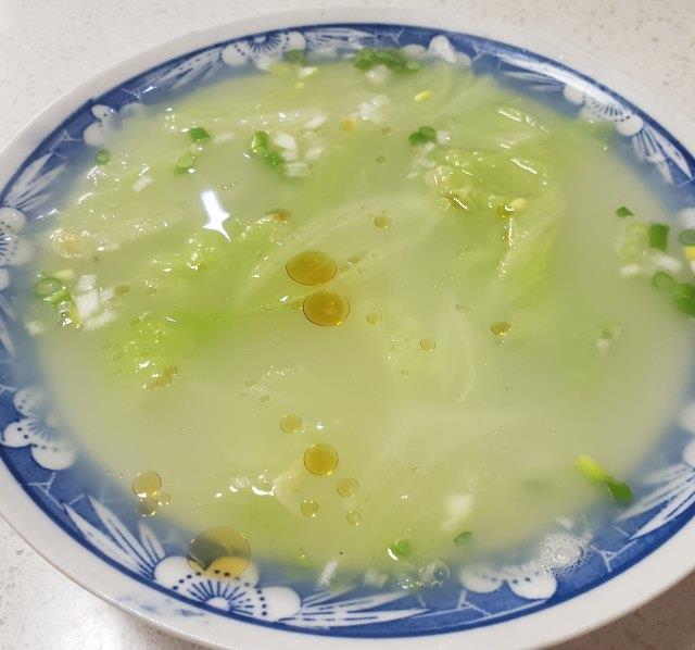 白菜虾皮汤清淡营养汤快手美味