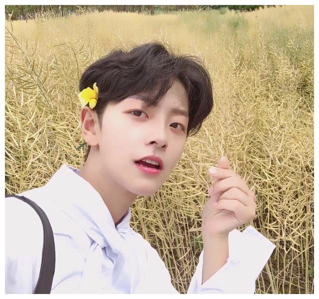 的帽子,圆圆的帽身盖住整个头,宽大的帽檐遮住额头,显得头小脸也小