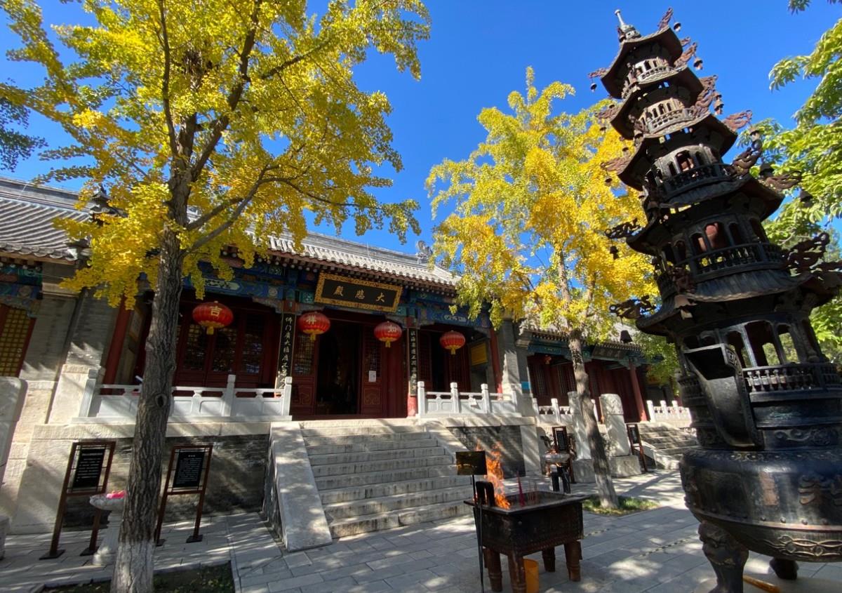 千年云居寺:古刹秋景,禅房花木 随手一拍就是大片