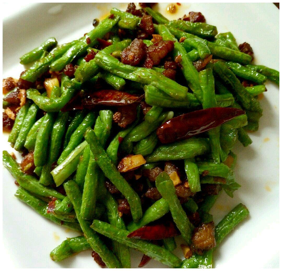 干煸四季豆,每天一种家常下饭菜,美味的家常小炒让你吃不够