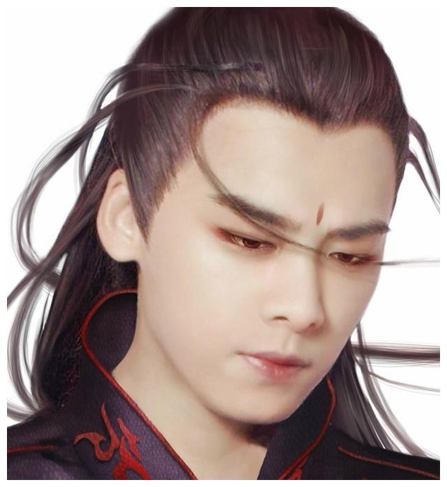 不止是女明星的花钿妆惊艳,男明星额间画上花钿妆,更惊艳!