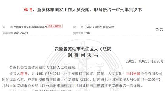 曝大案!三只松鼠90后总监受贿530万,买宝马还花百万给妻子买房休闲区蓝鸢梦想 - Www.slyday.coM 曝大案!三只松鼠90后总监受贿530万,买宝马还花百万给妻子买房休闲区蓝鸢梦想 - Www.slyday.coM