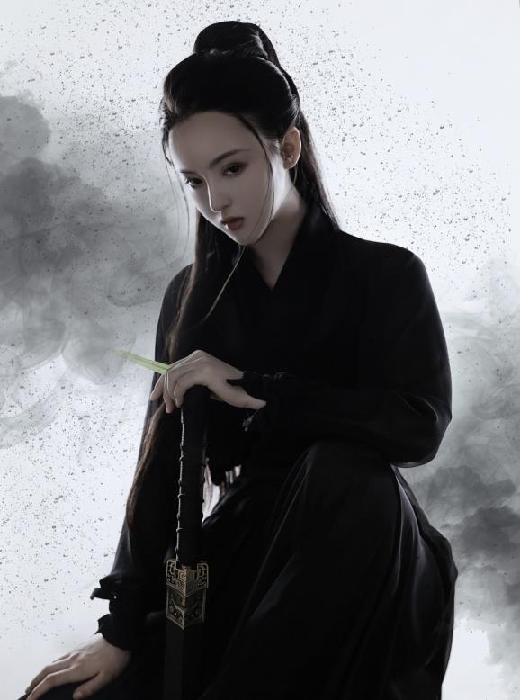 冷艳的古风女剑客_高清图集_新浪网