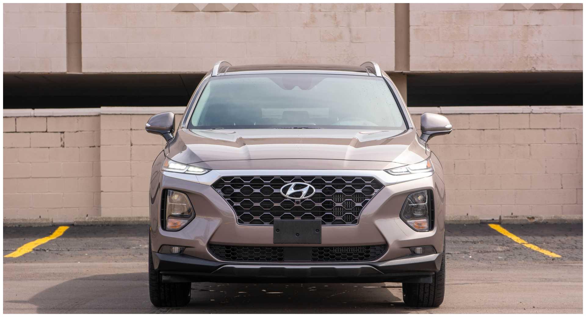 2021款现代胜达前脸设计夸张,内饰设计比老款更有档次