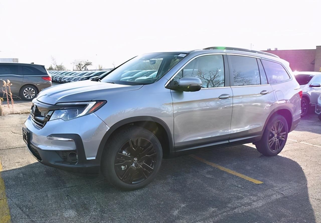 新款本田pilot实车曝光堪称丰田汉兰达同城死敌