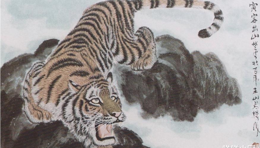 把老虎画成病猫却被誉为传世名画放大10倍看老虎眼睛