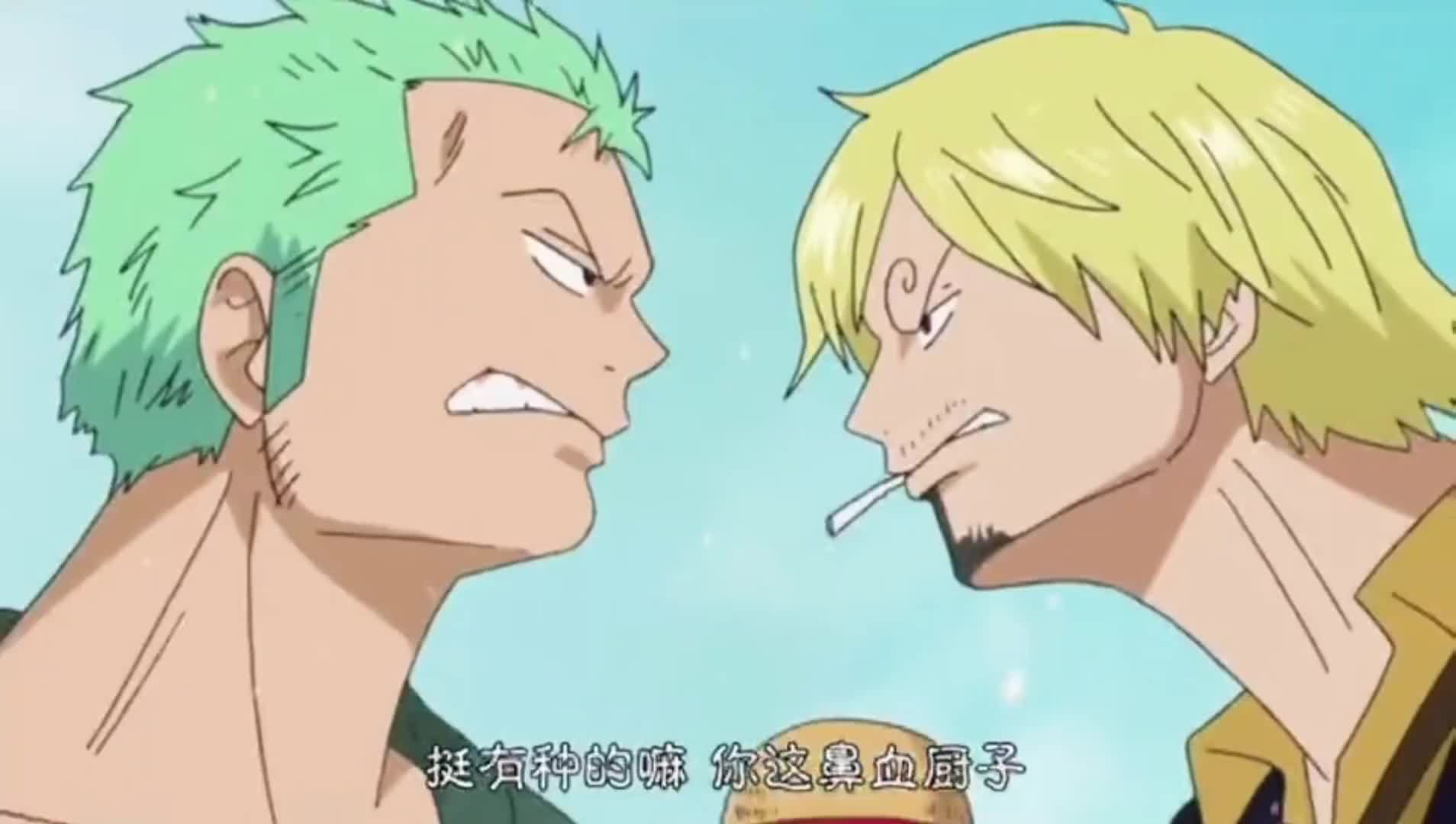 索隆山治这对基友吵架,装b各显神通|山治|索隆_新浪新闻