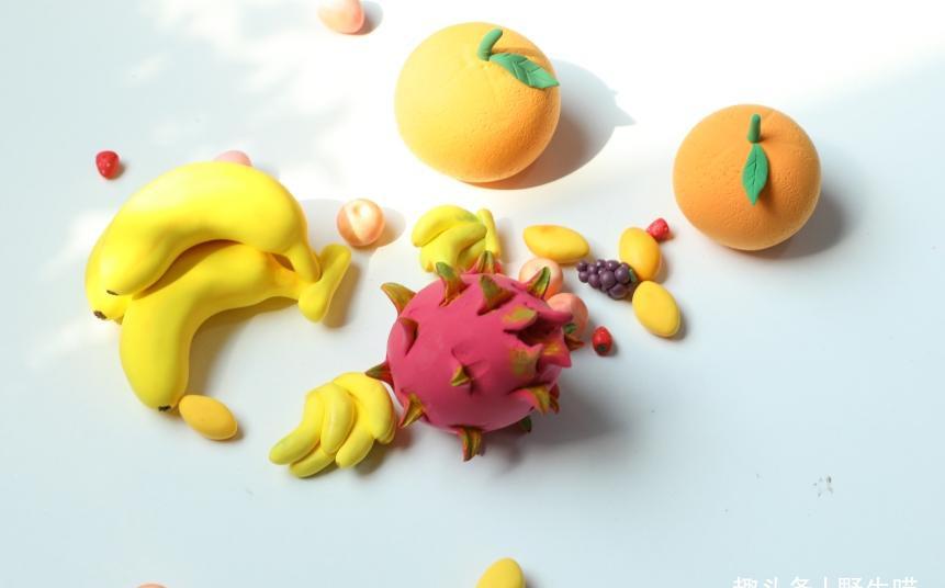 儿童抗菌粘土diy教程——火龙果