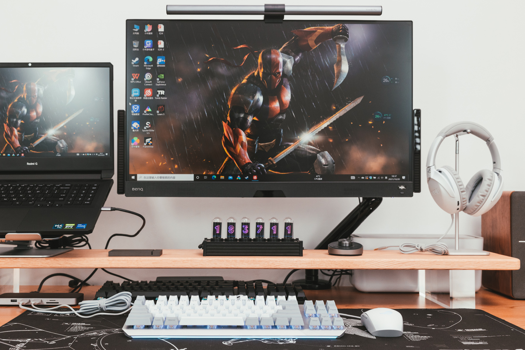 以游戏本为核心1平米宅男快乐游戏桌组建指南