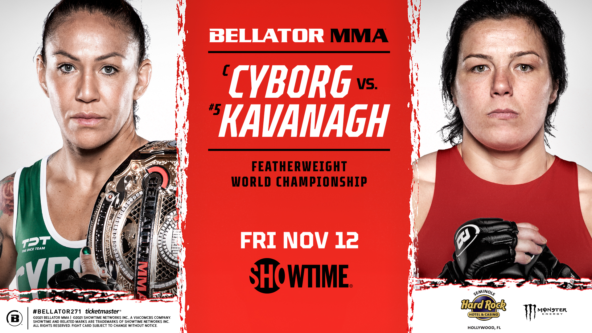 bellator271机械婆贾斯蒂诺冠军战领衔