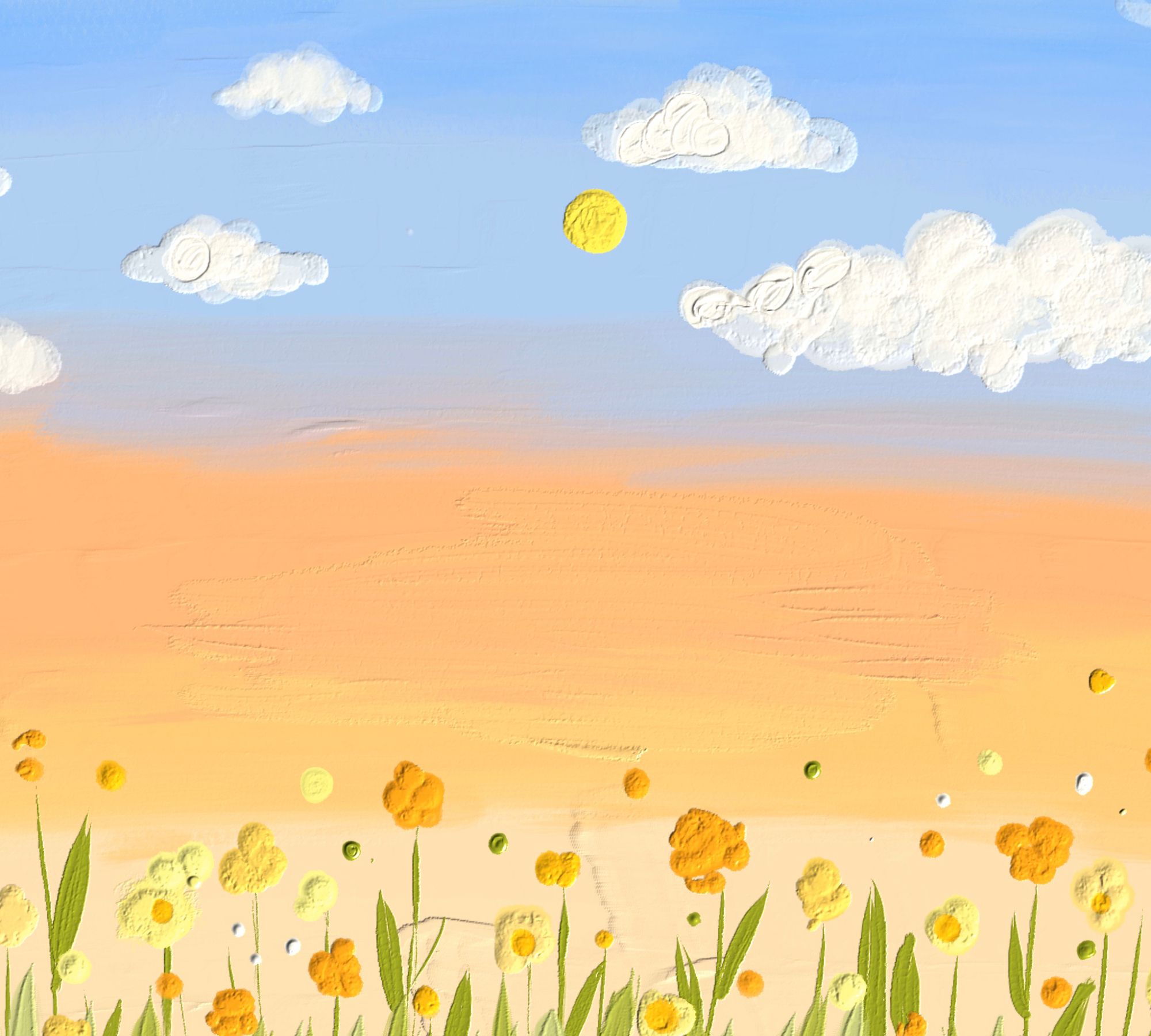 治愈系朋友圈背景动漫图 身披春日阳光去拥抱你