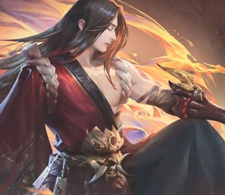 橘右京新皮肤修罗细节曝光,建模不输魅语,武器发光外形超帅气!