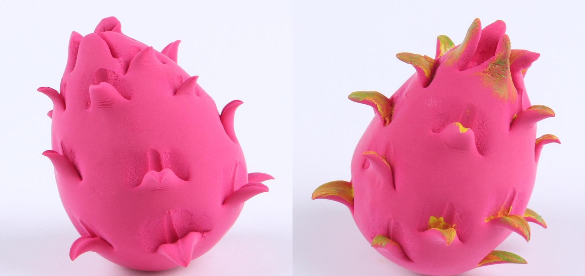 儿童抗菌粘土diy教程——火龙果