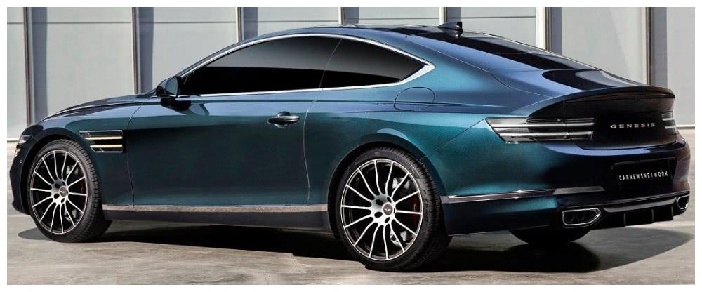 捷尼赛思g80双门版跑车假想图 运动感很强