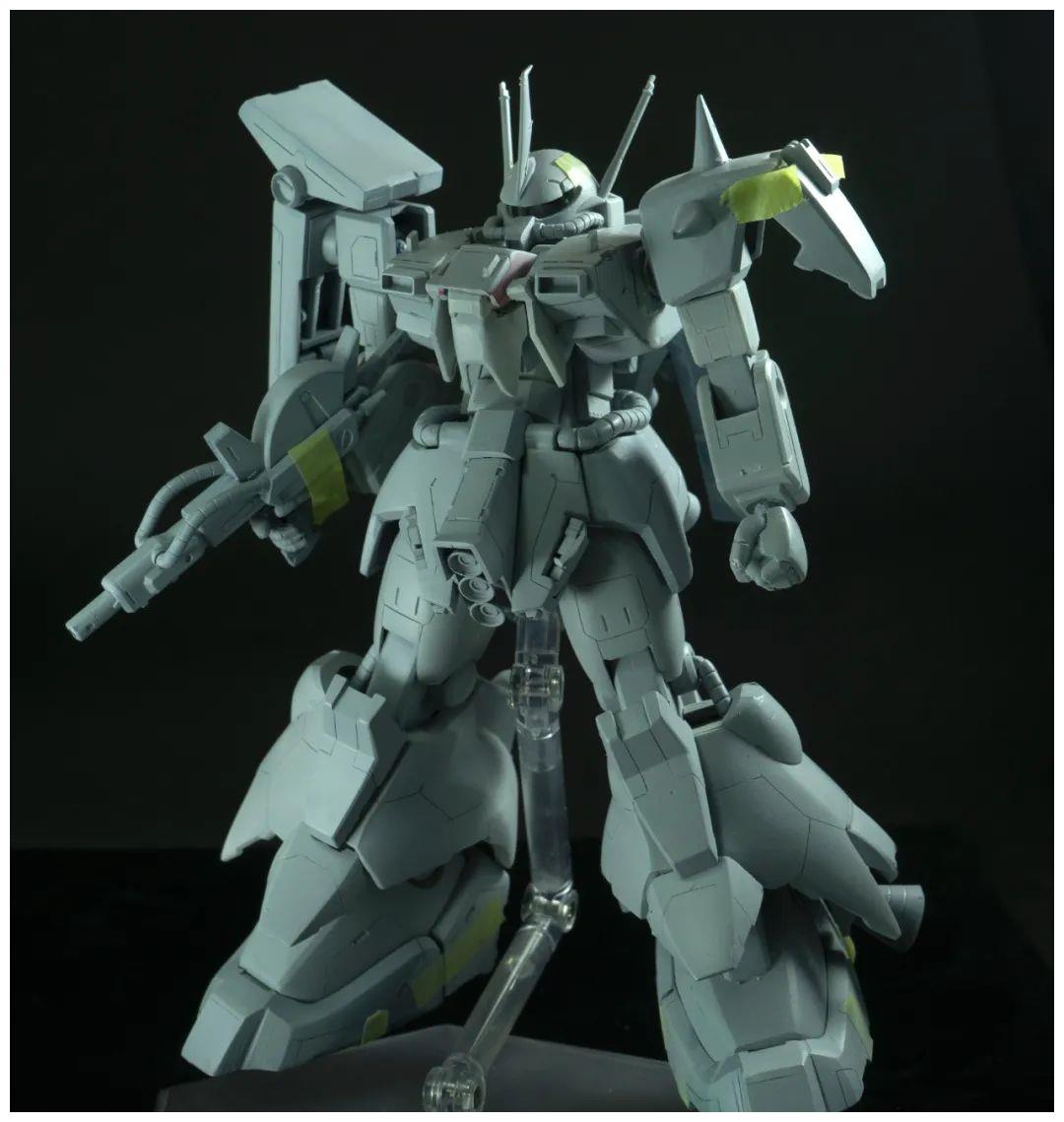 hg扎古3细节改造看起来犹如一台mg