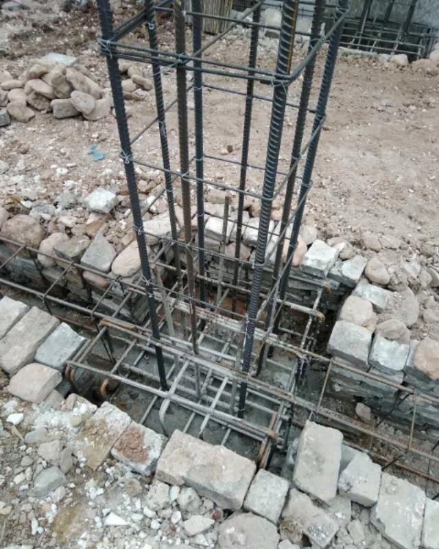 农村建房两层半地基,用多大钢筋16钢筋可以不?看完后明白了!