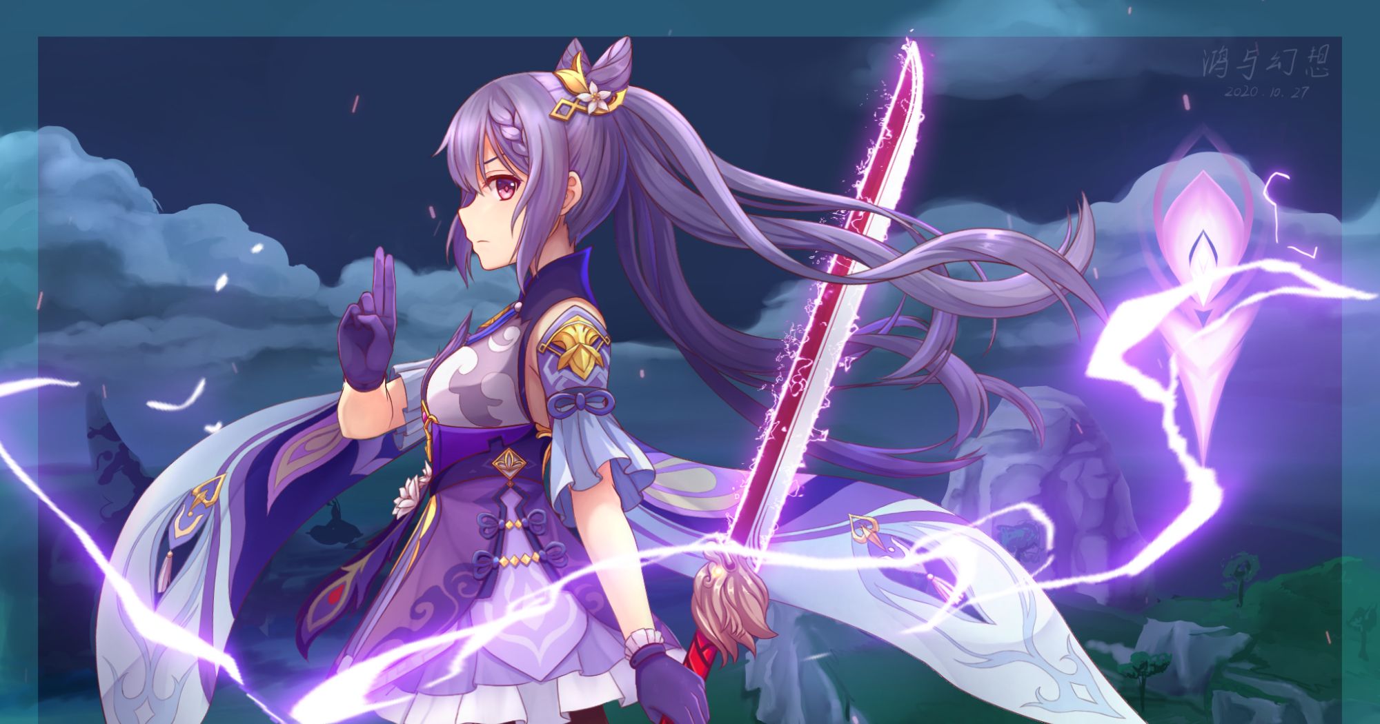 《原神》刻晴深受"绅士"玩家追捧,原因:黑丝双马尾屁斜剑法